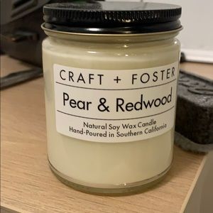 Craft+foster candle pear& redwood